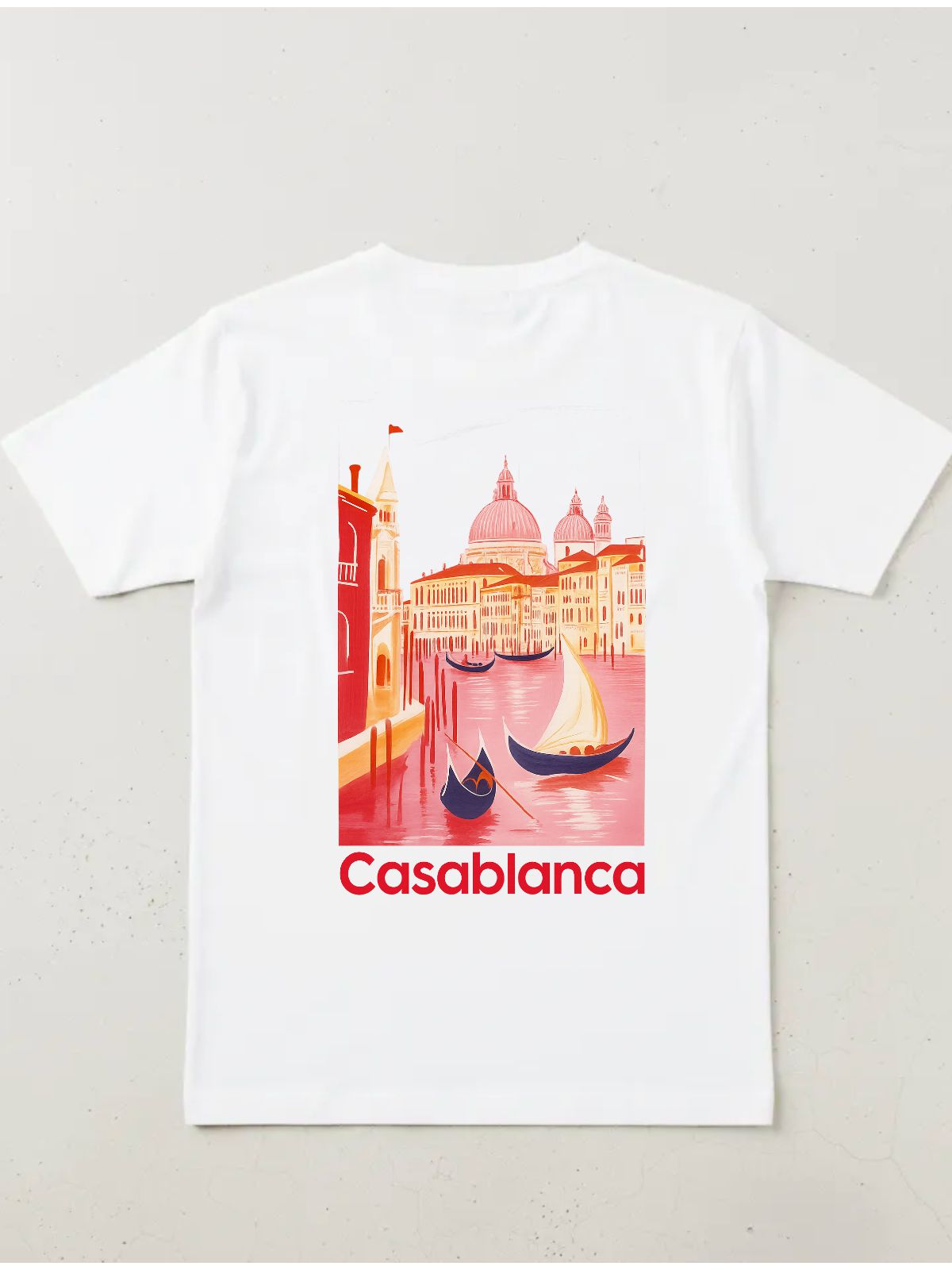 Camiseta Casa Blanca - Branca - Chinesa - SP GRIFES - Camisetas Importadas no Atacado