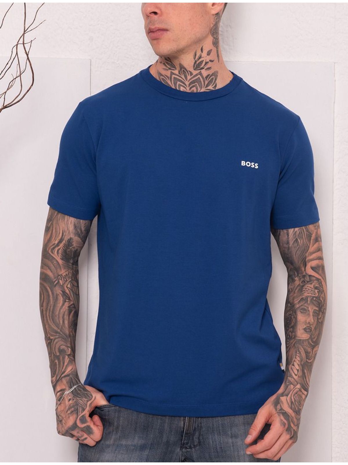 CAMISETA HUGO BOSS - AZUL - SP GRIFES - Camisetas Importadas no Atacado