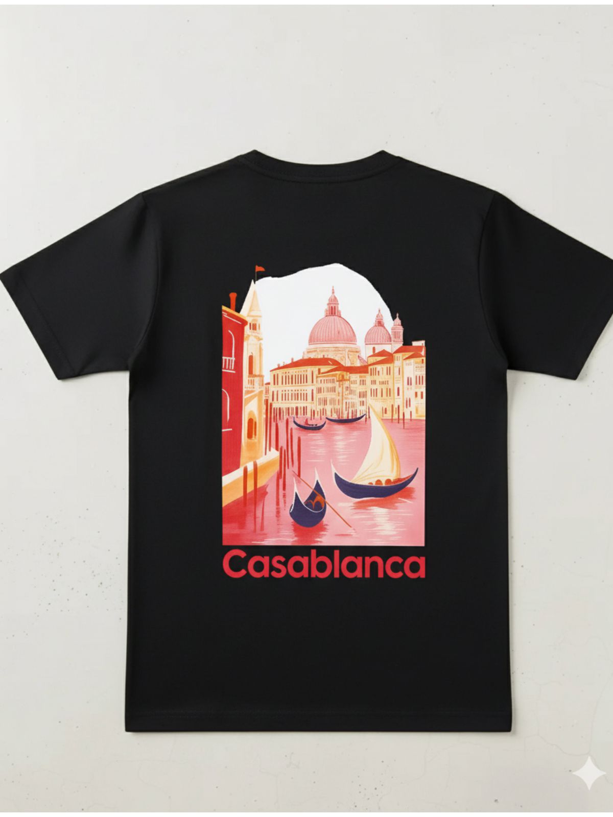 Camiseta Casa Blanca - Preta - Chinesa - SP GRIFES - Camisetas Importadas no Atacado