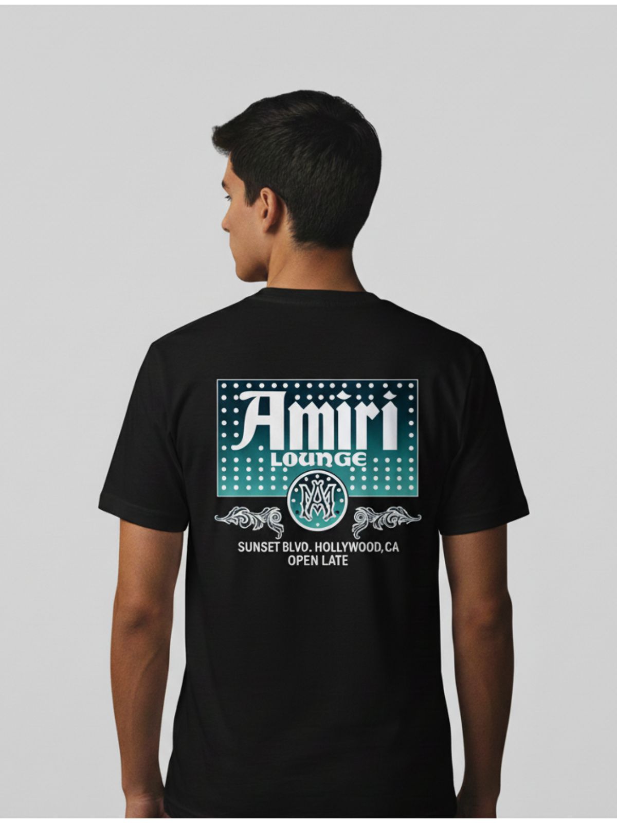 CAMISETA AMIRI - PRETA - SP GRIFES - Camisetas Importadas no Atacado