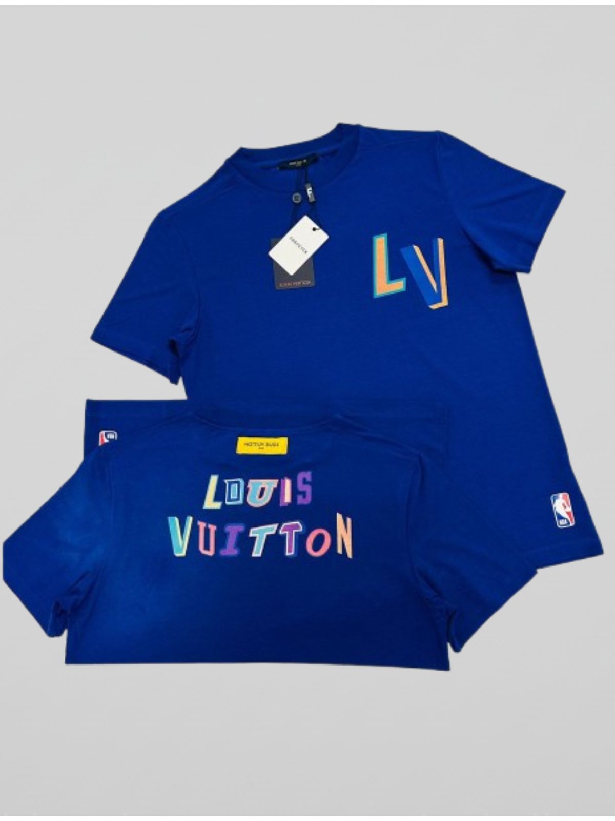 CAMISETA LOUIS VUITTON - AZUL - SP GRIFES - Camisetas Importadas no Atacado
