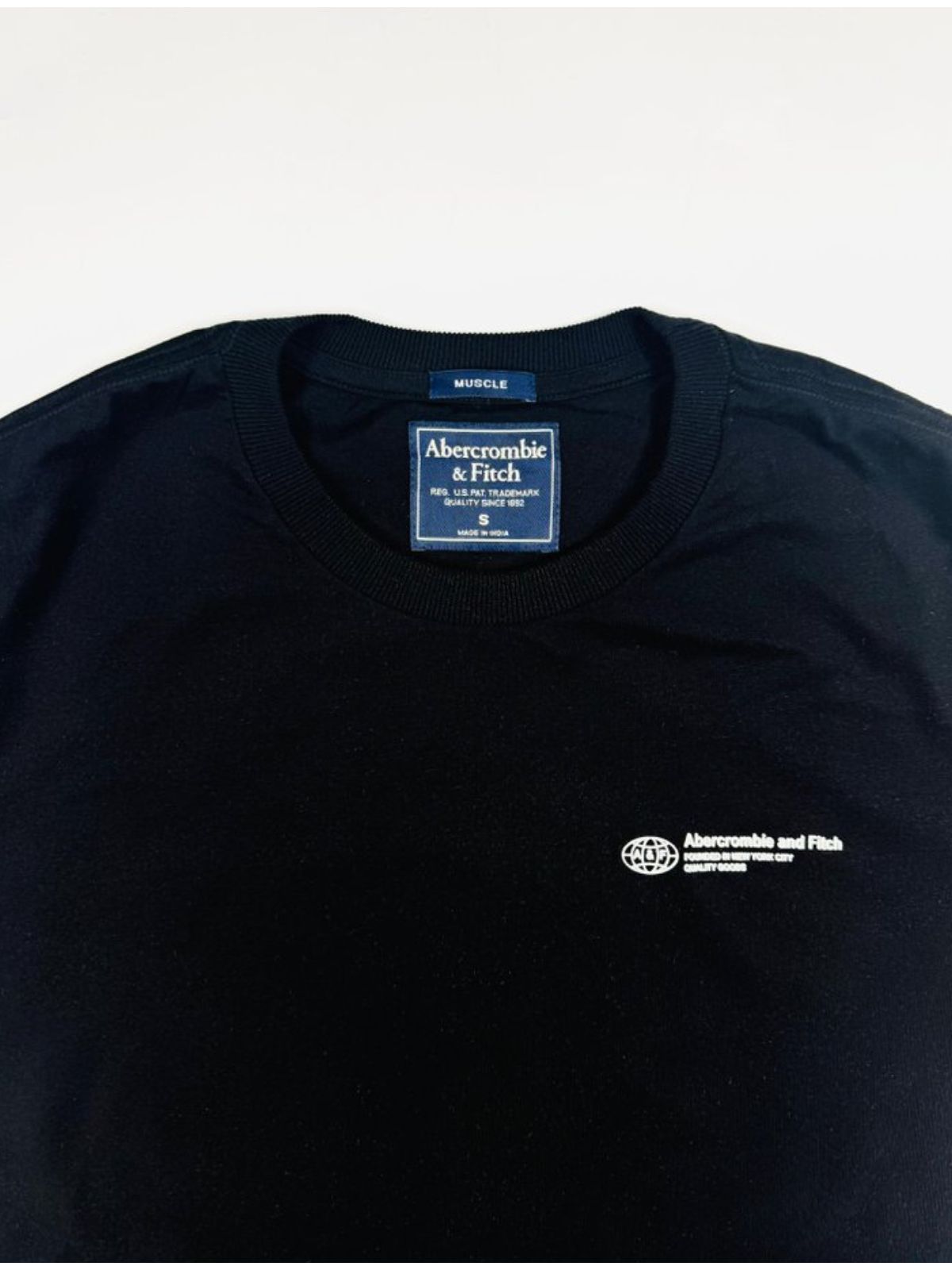 Camiseta Abercrombie - Preto - Peruana - SP GRIFES - Camisetas Importadas no Atacado