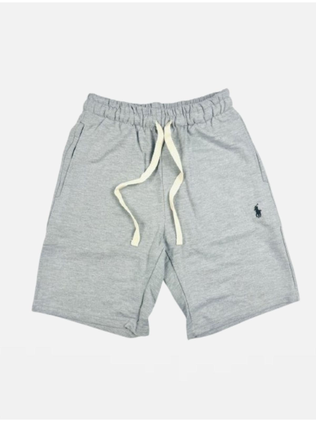 SHORT RALPH LAUREN MOLETOM - CINZA - SP GRIFES - Camisetas Importadas no Atacado