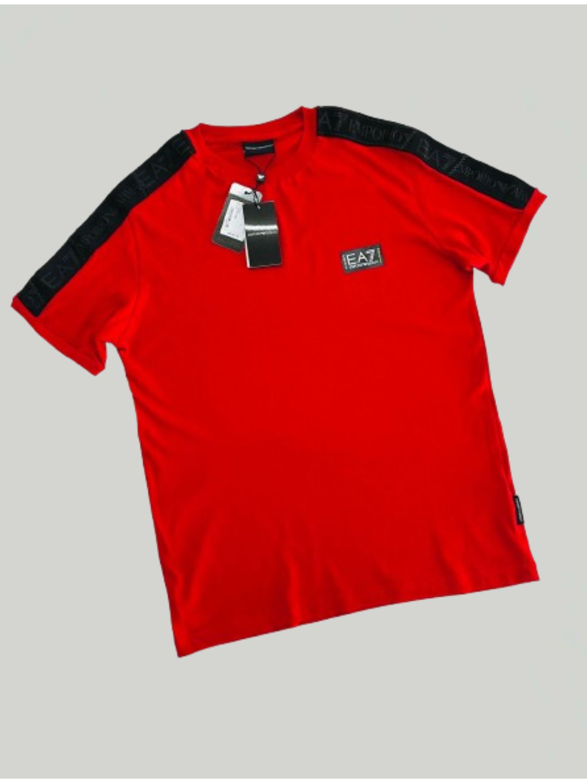 Camiseta Empório Armani - Vemelho - SP GRIFES - Camisetas Importadas no Atacado