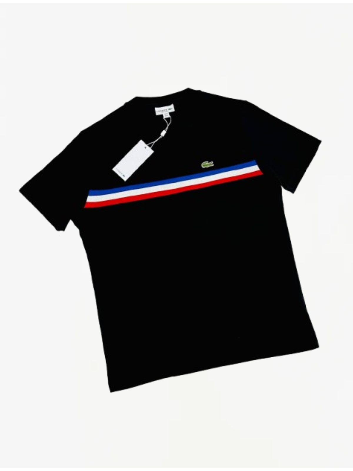 CAMISETA LACOSTE - PRETA - SP GRIFES - Camisetas Importadas no Atacado