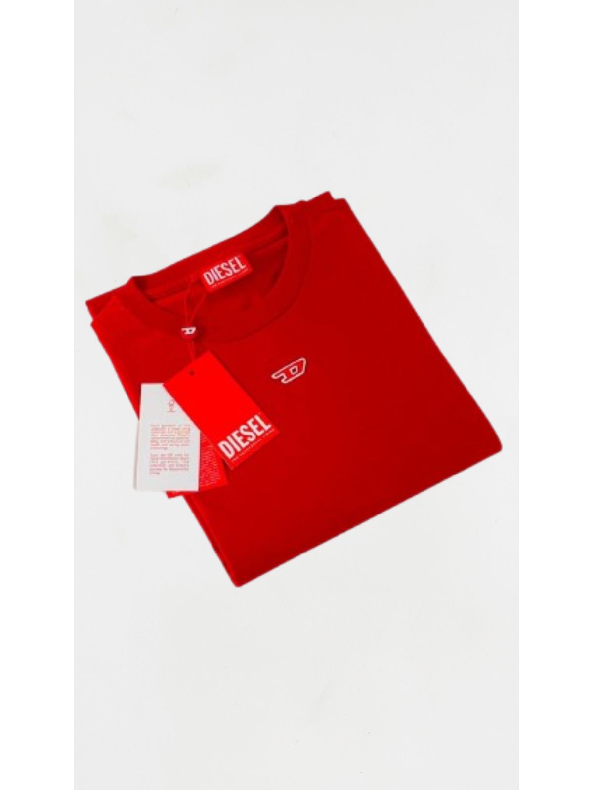CAMISETA DIESEL - VERMELHA - SP GRIFES - Camisetas Importadas no Atacado