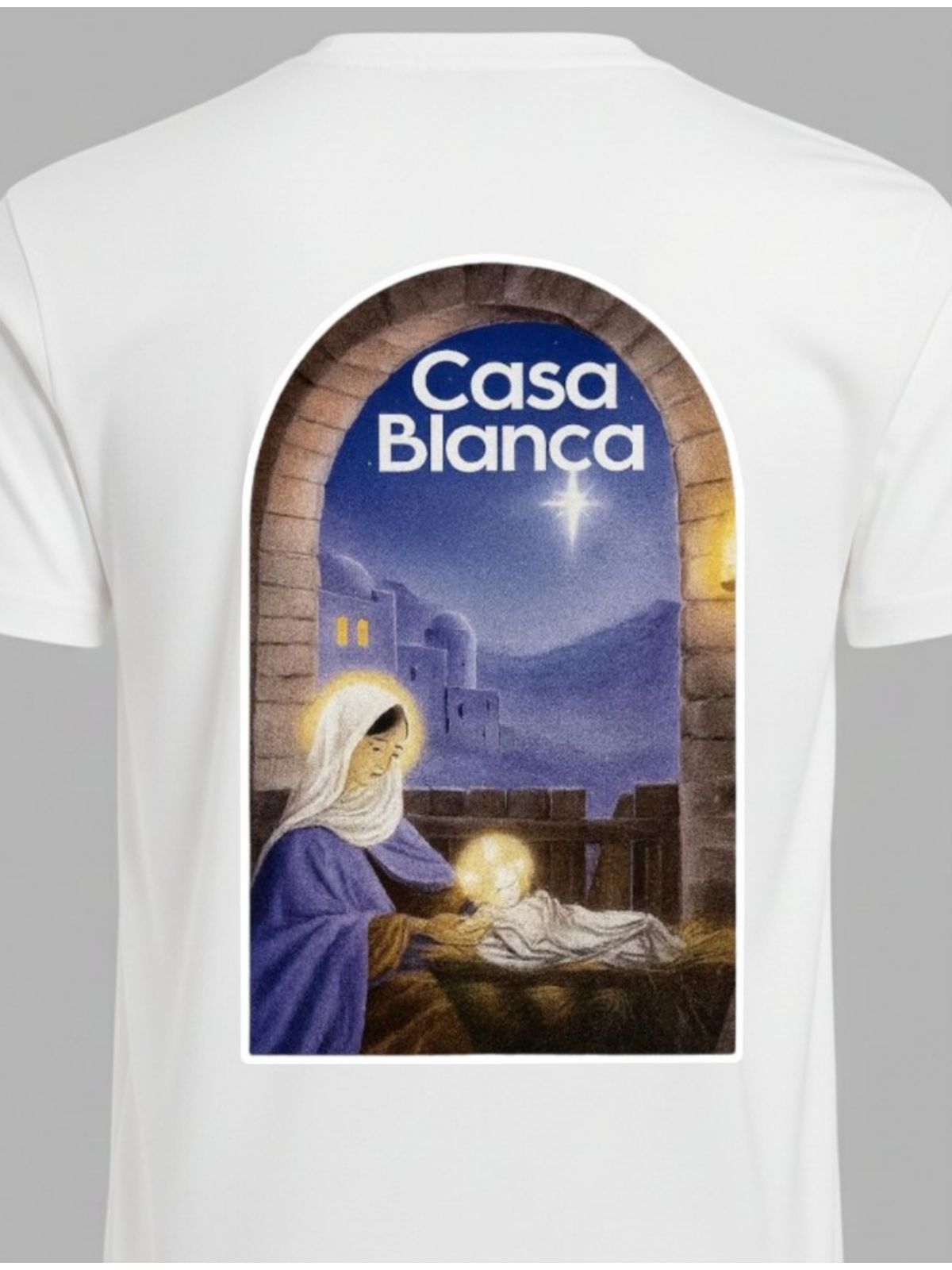 CAMISETA CASABLANCA - BRANCA - SP GRIFES - Camisetas Importadas no Atacado
