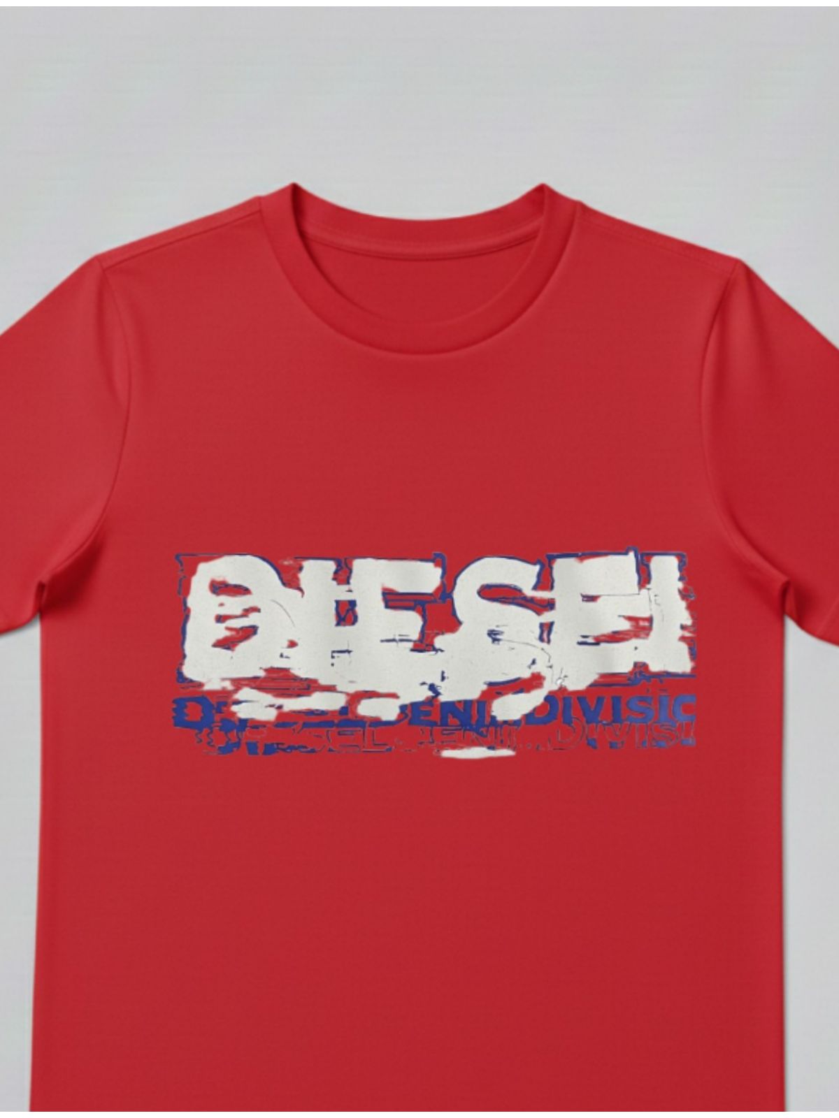 CAMISETA DIESEL - VERMELHA - SP GRIFES - Camisetas Importadas no Atacado