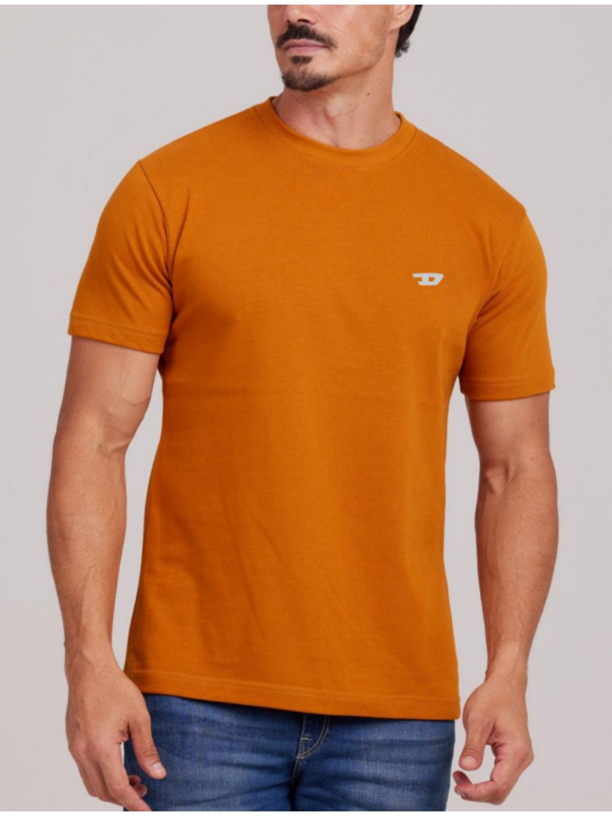 CAMISETA DIESEL CARAMELO - SP GRIFES - Camisetas Importadas no Atacado