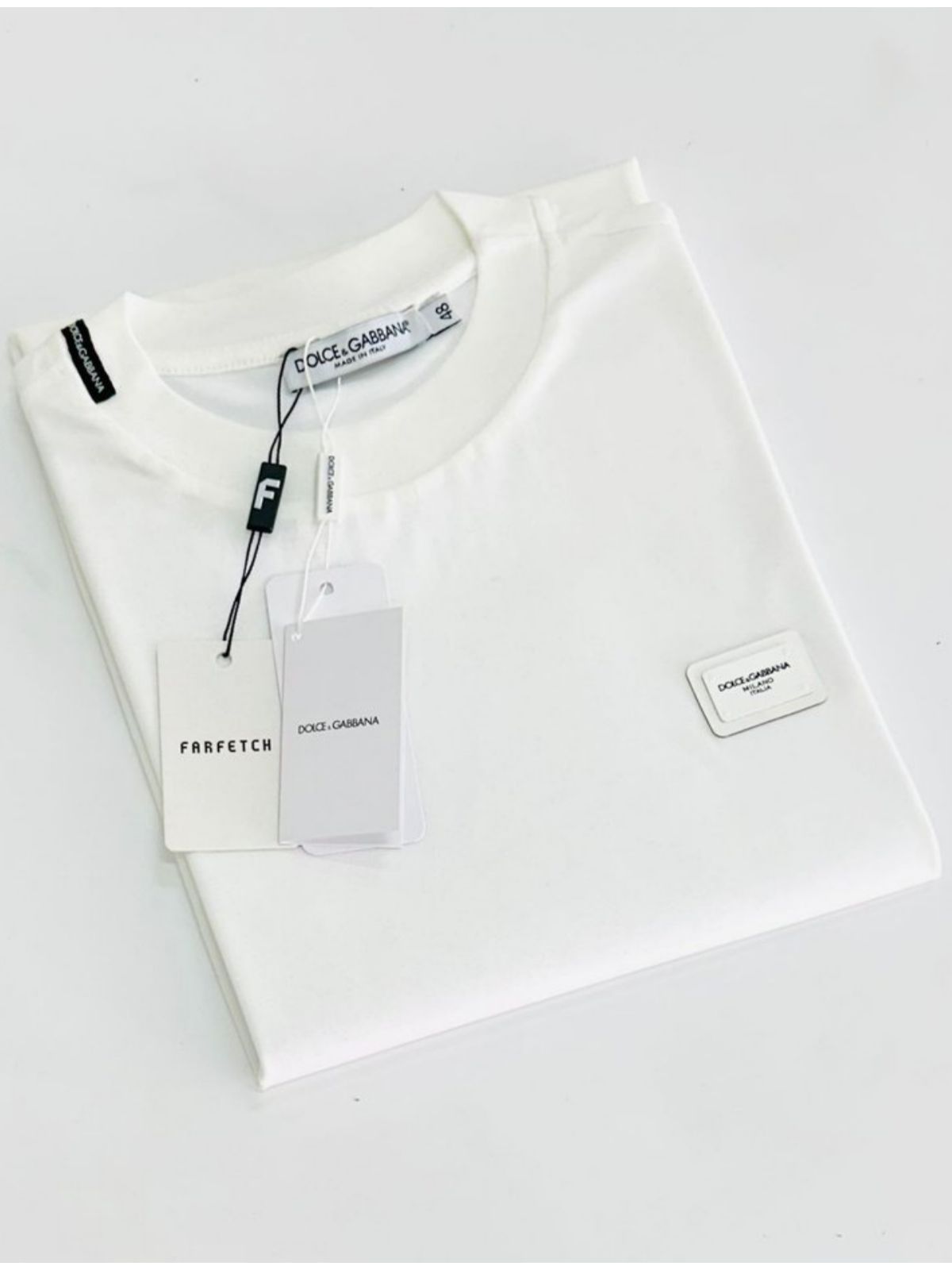 Camiseta Dolce & Gabbana Branca - SP GRIFES - Camisetas Importadas no Atacado