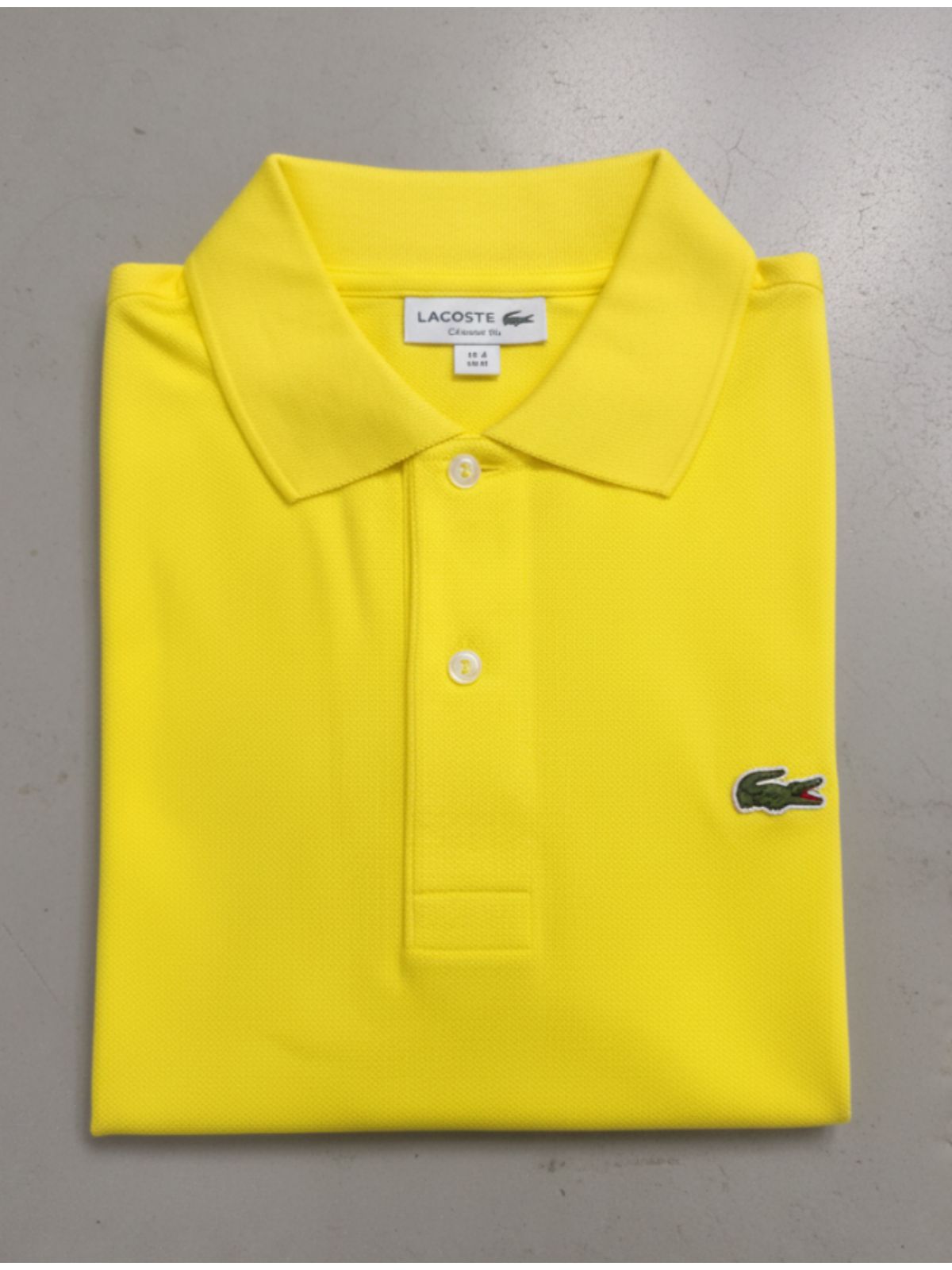 Gola Polo Lacoste Importada - Amarelo Claro - SP GRIFES - Camisetas Importadas no Atacado