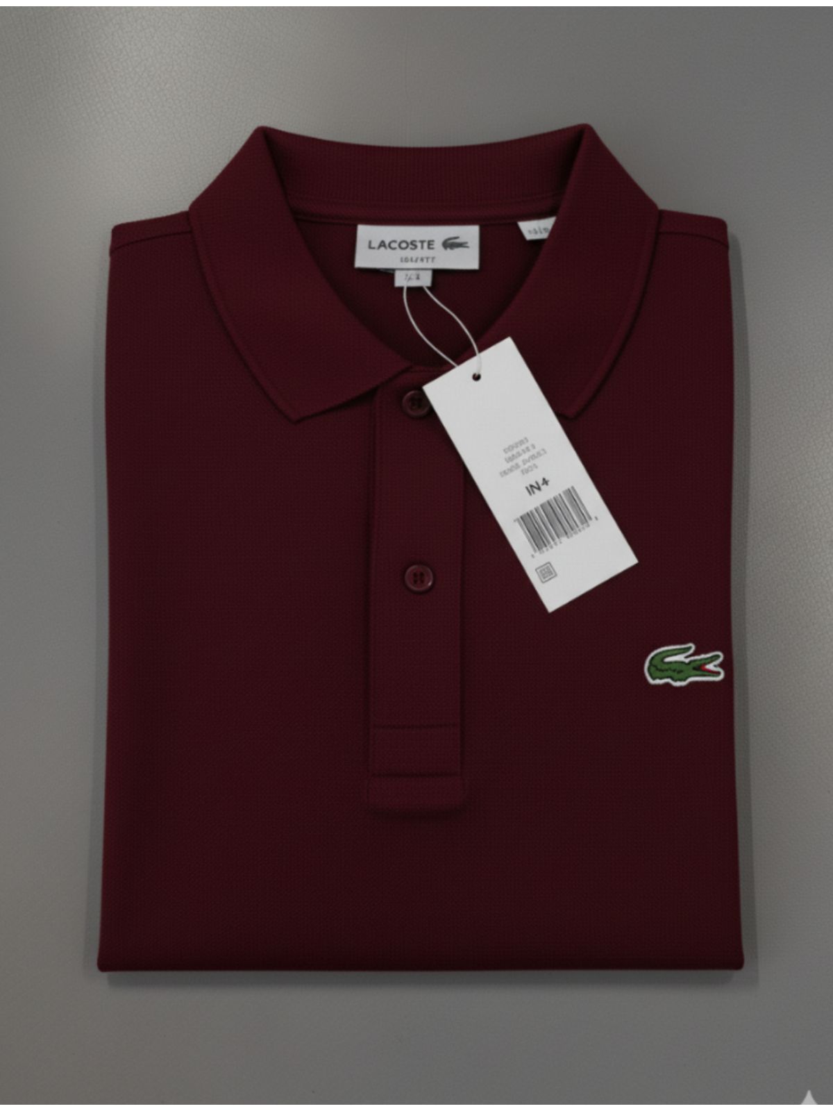 Gola Polo Lacoste Importada - Vermelho Escuro - SP GRIFES - Camisetas Importadas no Atacado