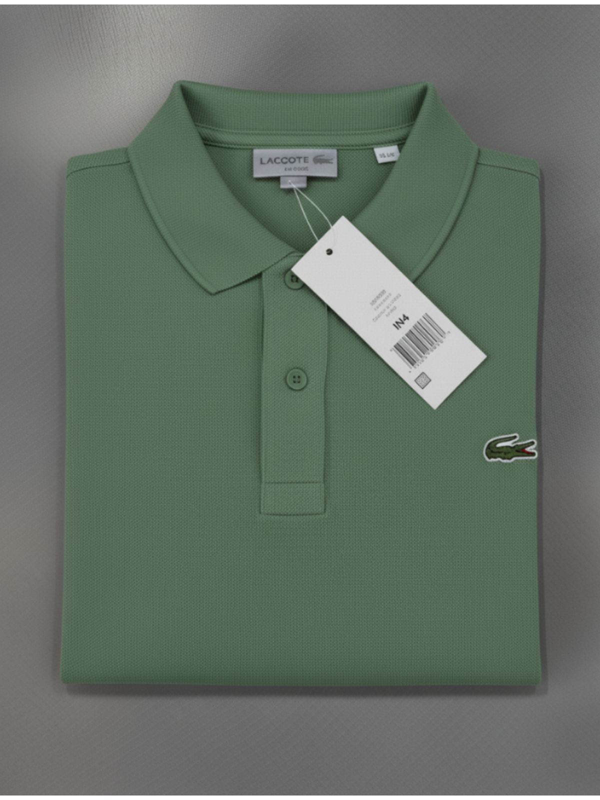 Gola Polo Lacoste Importada - Verde Musgo Claro - SP GRIFES - Camisetas Importadas no Atacado