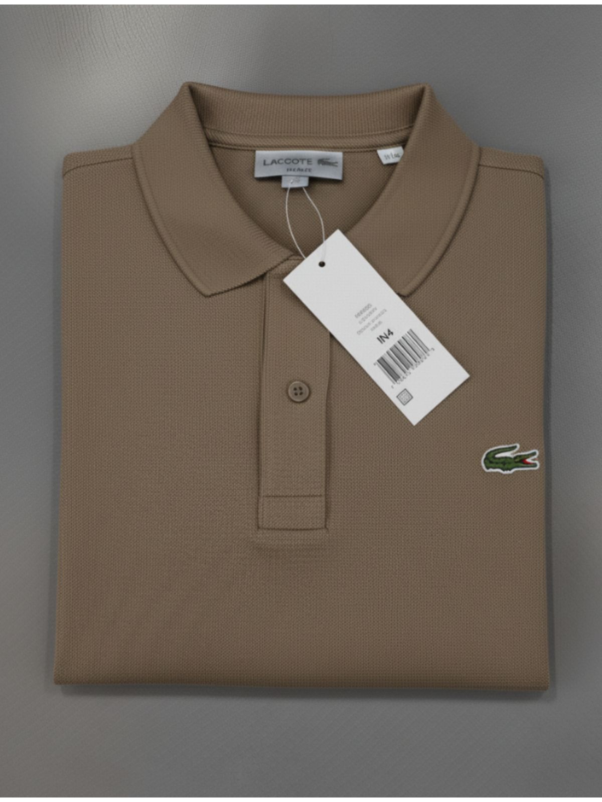 Gola Polo Lacoste Importada - BEGE - SP GRIFES - Camisetas Importadas no Atacado