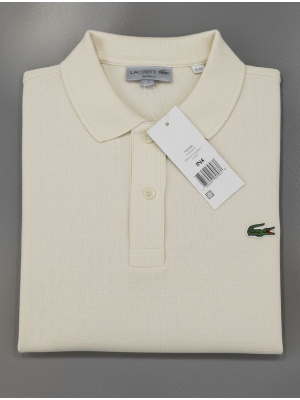 Gola Polo Lacoste Importada - Off White - SP GRIFES - Camisetas Importadas no Atacado