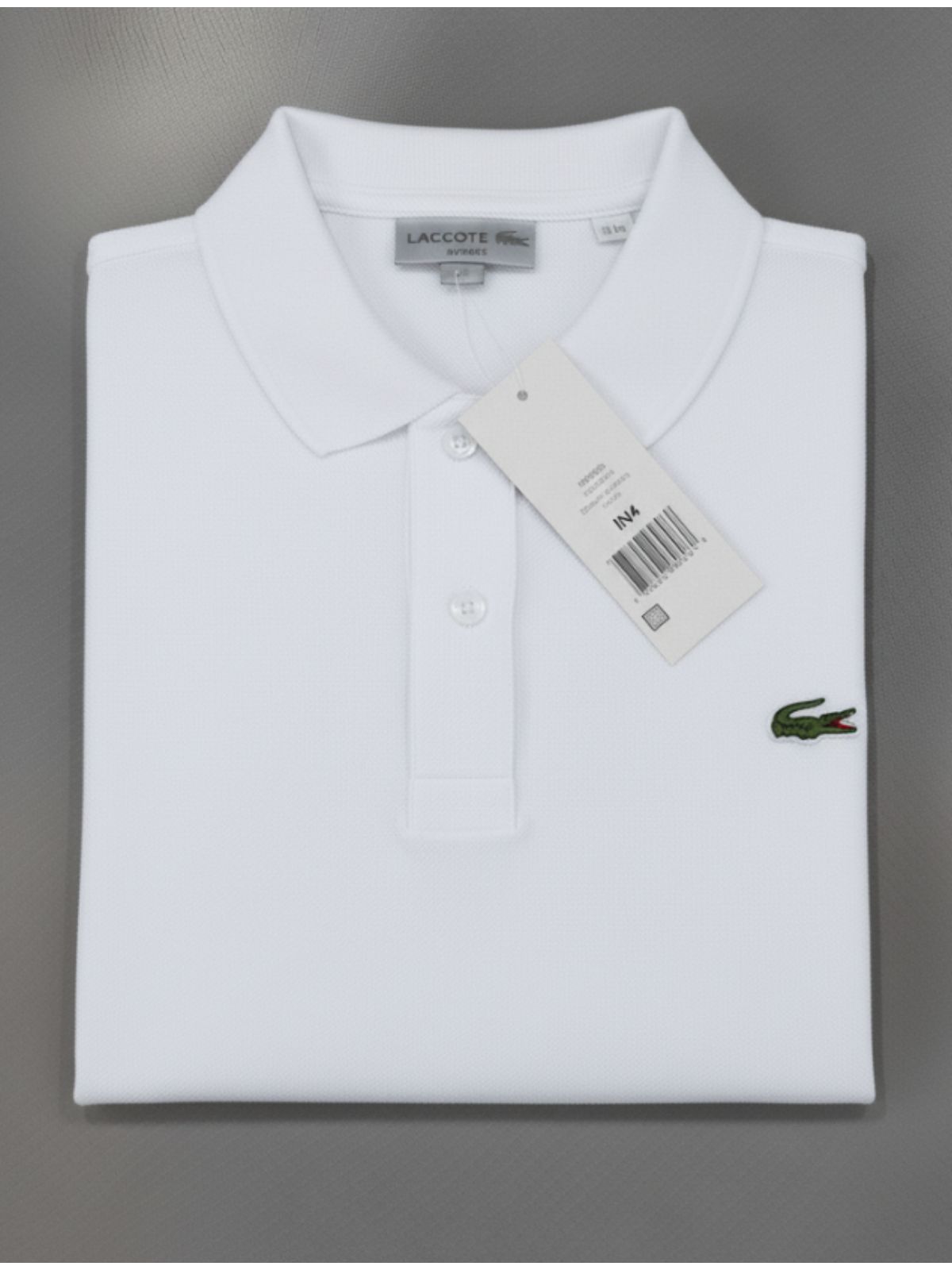 Gola Polo Lacoste Importada - Branca - SP GRIFES - Camisetas Importadas no Atacado