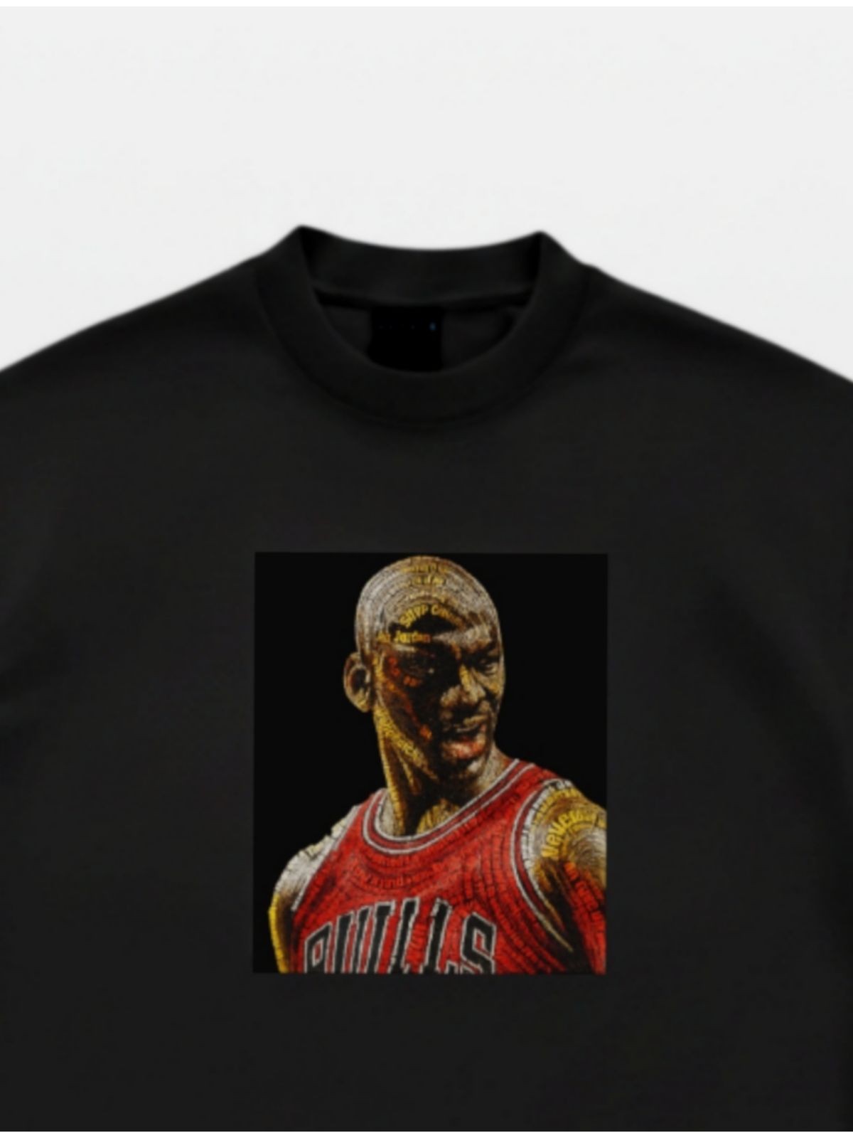 Camiseta Oversized Jordan - Preta - Malhão - SP GRIFES - Camisetas Importadas no Atacado