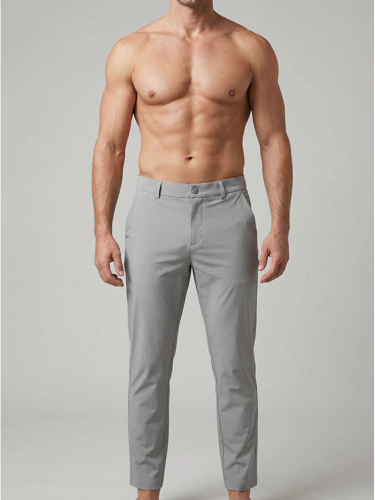 CALÇA RIMINI MARTINE LORENZO - CINZA CLARO - SP GRIFES - Camisetas Importadas no Atacado