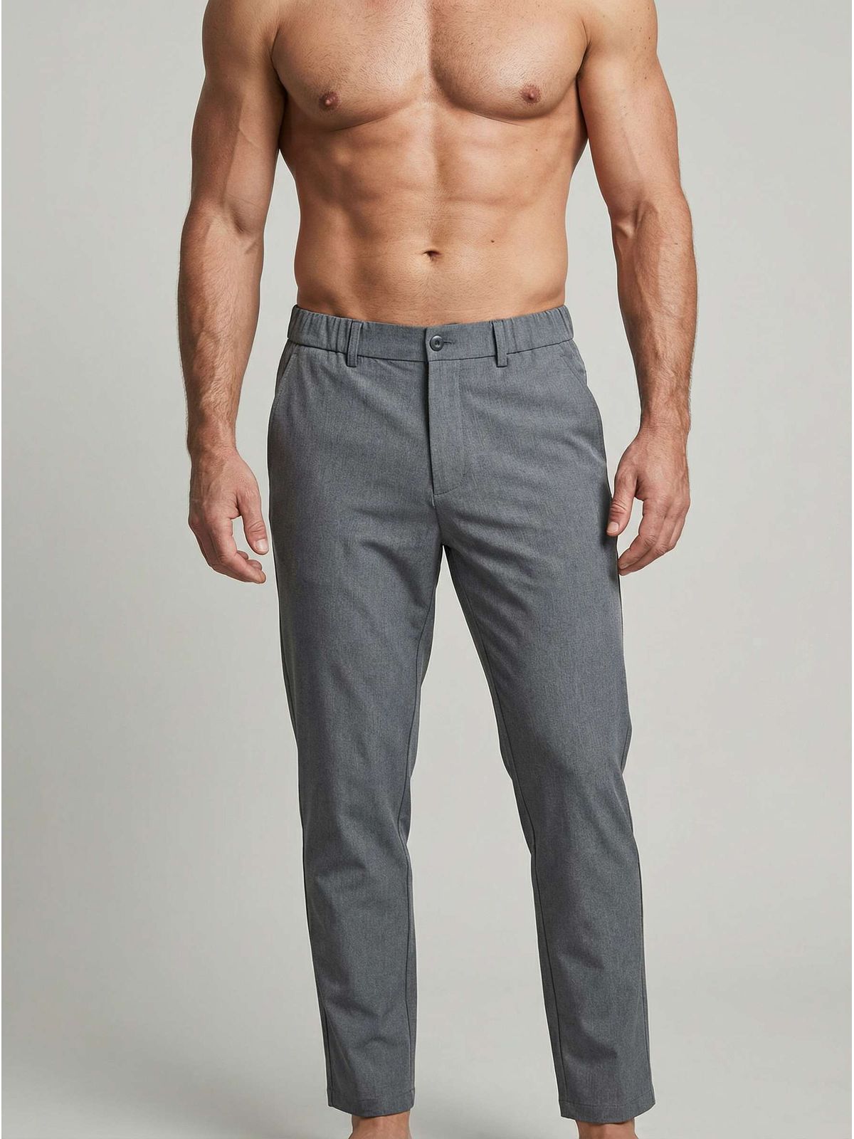 CALÇA VICENZA MARTINE LORENZO - CINZA - SP GRIFES - Camisetas Importadas no Atacado