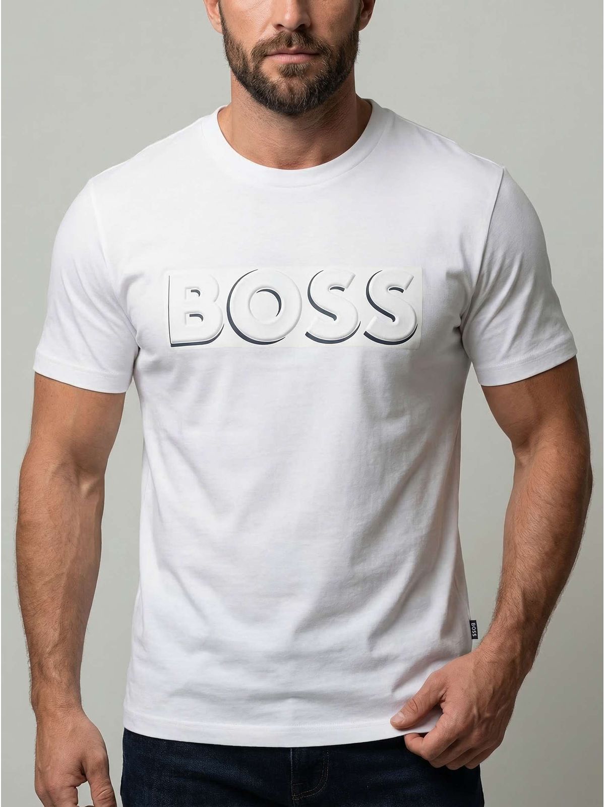 CAMISETA HUGO BOSS - BRANCO - SP GRIFES - Camisetas Importadas no Atacado
