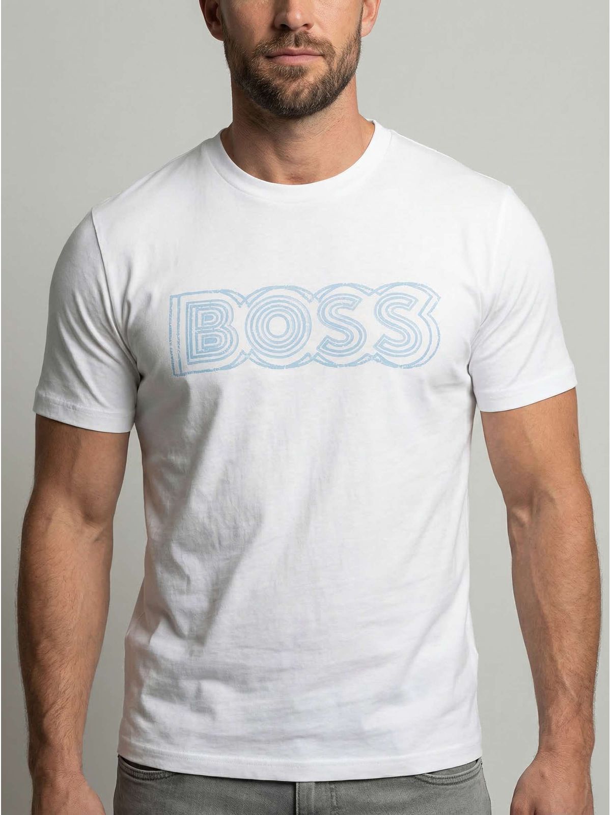 CAMISETA HUGO BOSS - BRANCO - SP GRIFES - Camisetas Importadas no Atacado