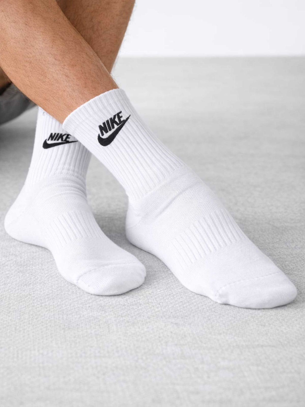 MEIA NIKE CANO LONGO - BRANCO - SP GRIFES - Camisetas Importadas no Atacado