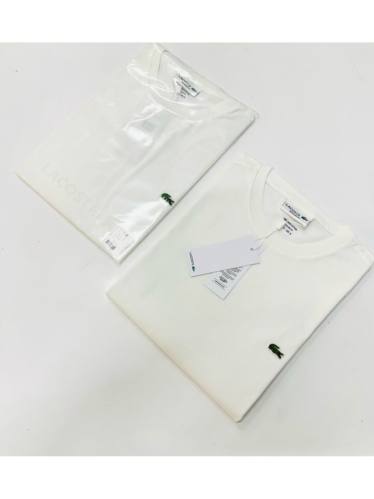 Camiseta Lacoste Branca - SP GRIFES - Camisetas Importadas no Atacado