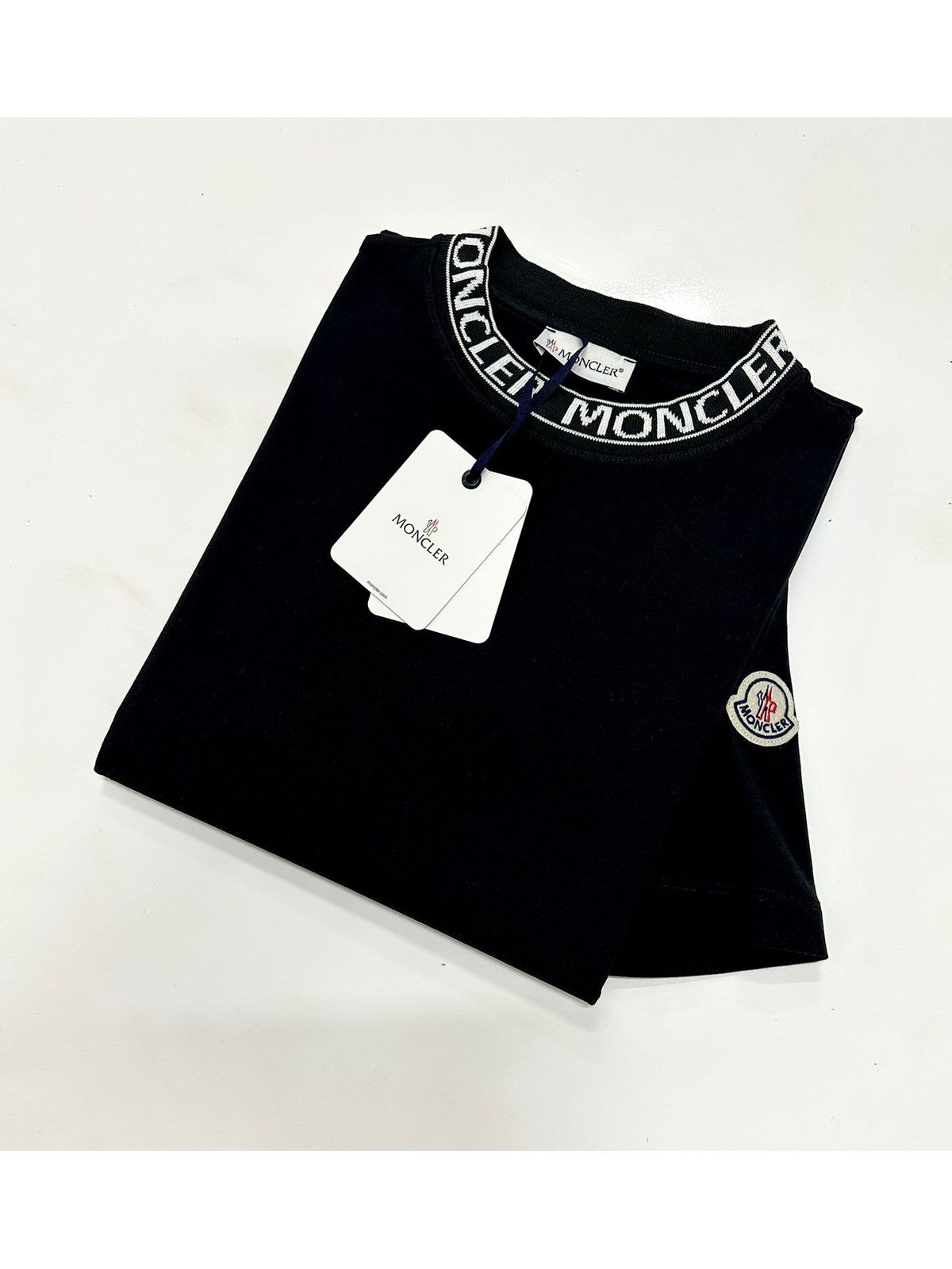 Camiseta Moncler - Preta - Chinesa - SP GRIFES - Camisetas Importadas no Atacado