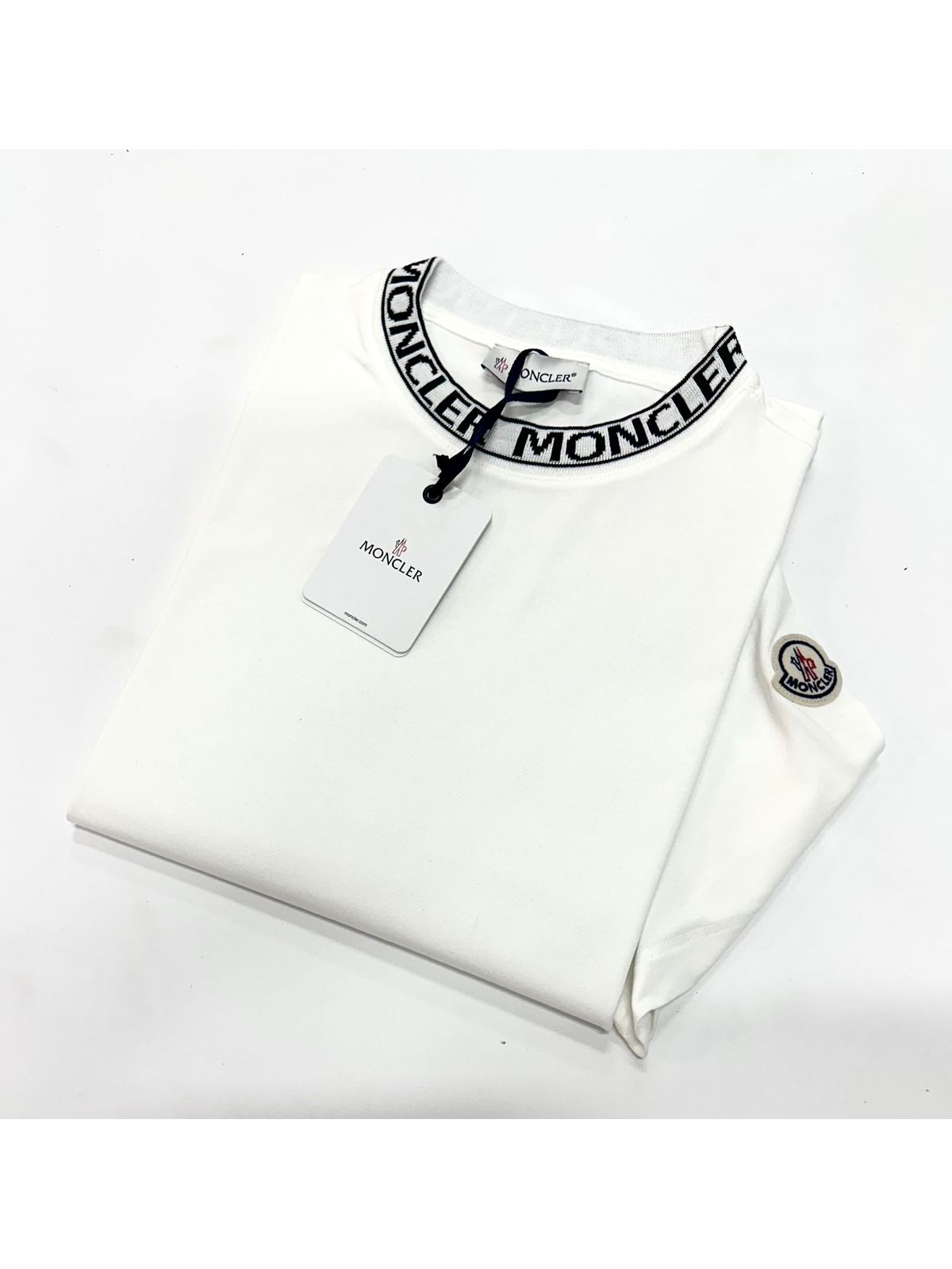 Camiseta Moncler - Branca - Chinesa - SP GRIFES - Camisetas Importadas no Atacado