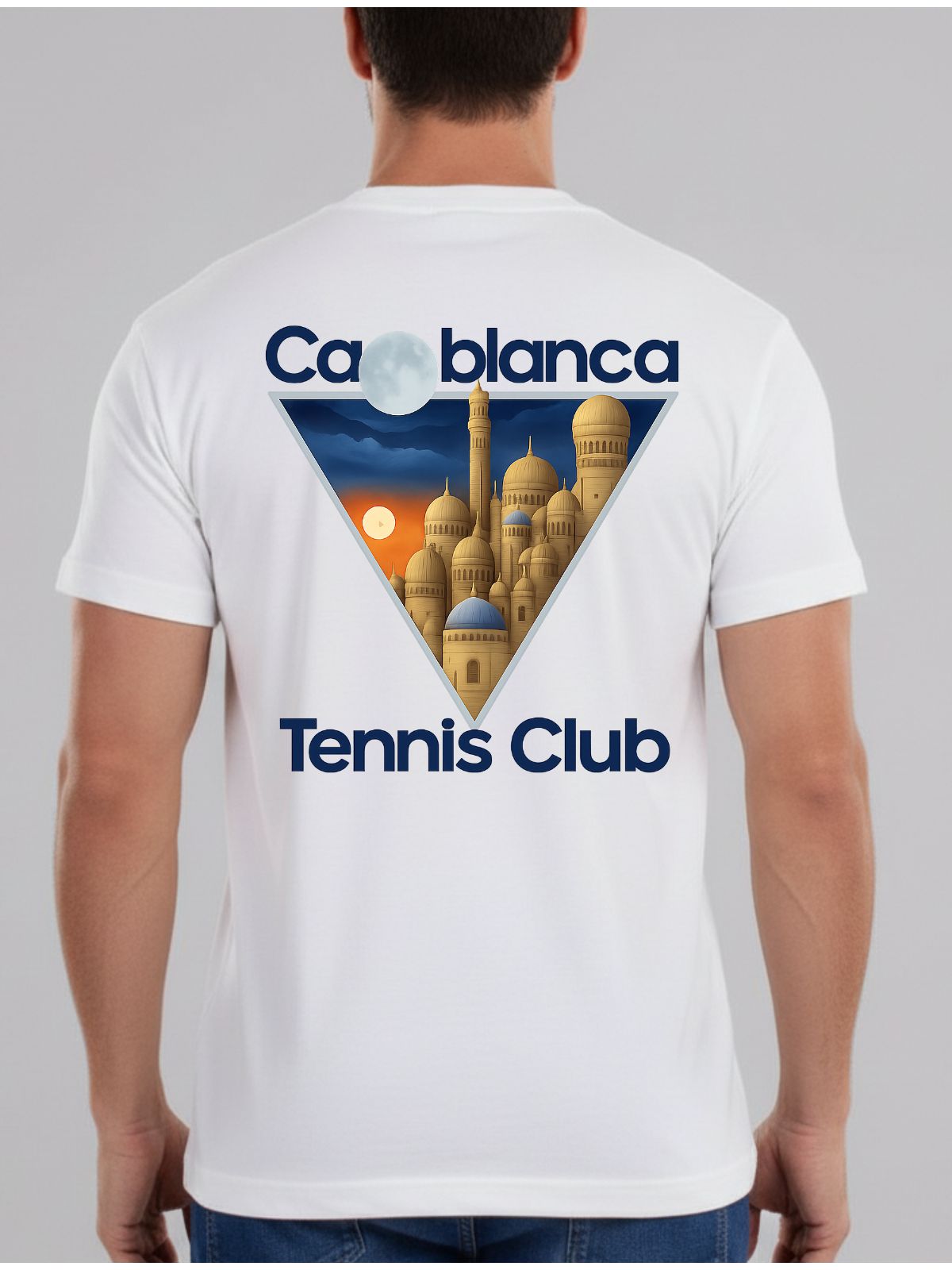 Camiseta Casablanca - Branca - Chinesa Encorpada - SP GRIFES - Camisetas Importadas no Atacado