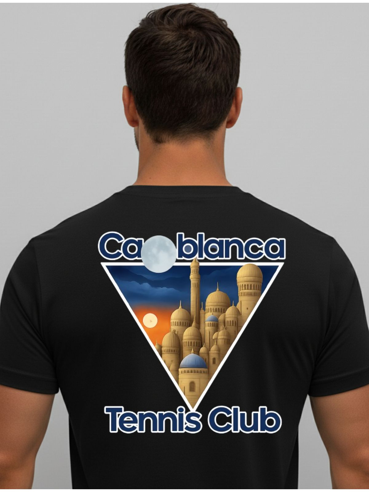 Camiseta Casablanca - Preta - Chinesa Encorpada - SP GRIFES - Camisetas Importadas no Atacado