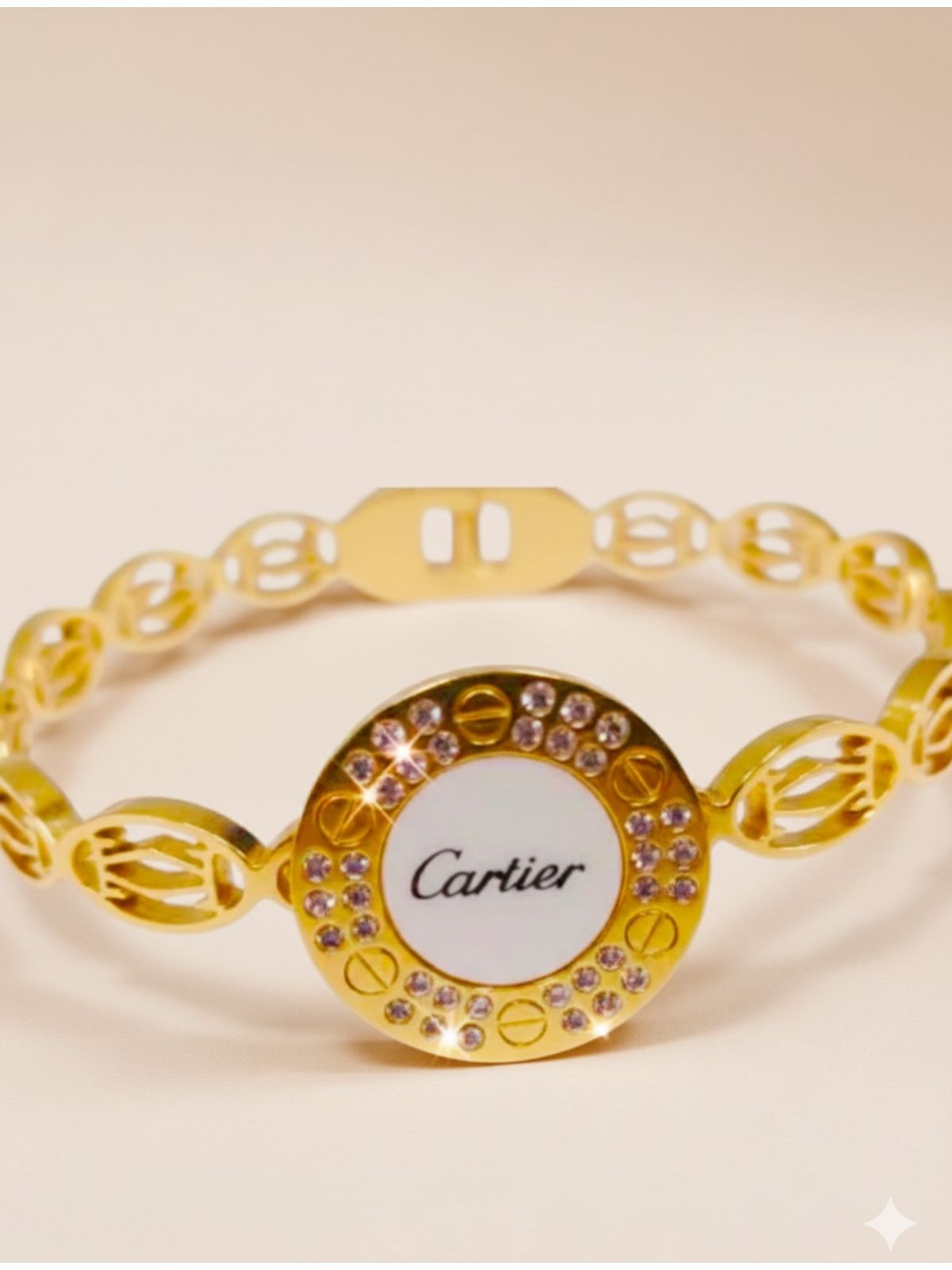 BRACELETE FEMININO - CARTIER - SP GRIFES - Camisetas Importadas no Atacado