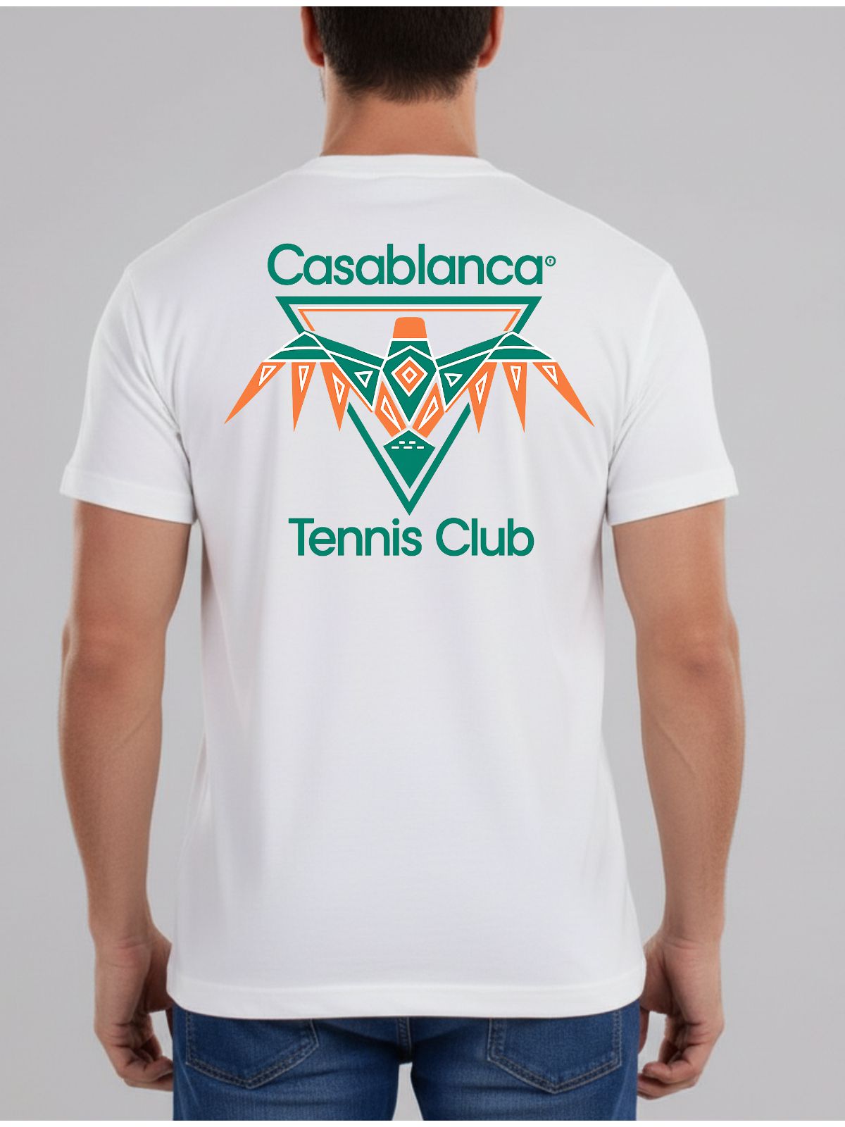 Camiseta Casa Blanca Tenis Club- Branca - Chinesa ... - SP GRIFES - Camisetas Importadas no Atacado