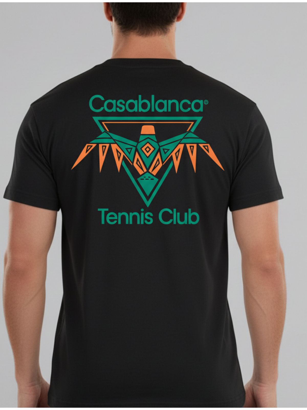 Camiseta Casa Blanca Tenis Club- Preta - Chinesa E... - SP GRIFES - Camisetas Importadas no Atacado