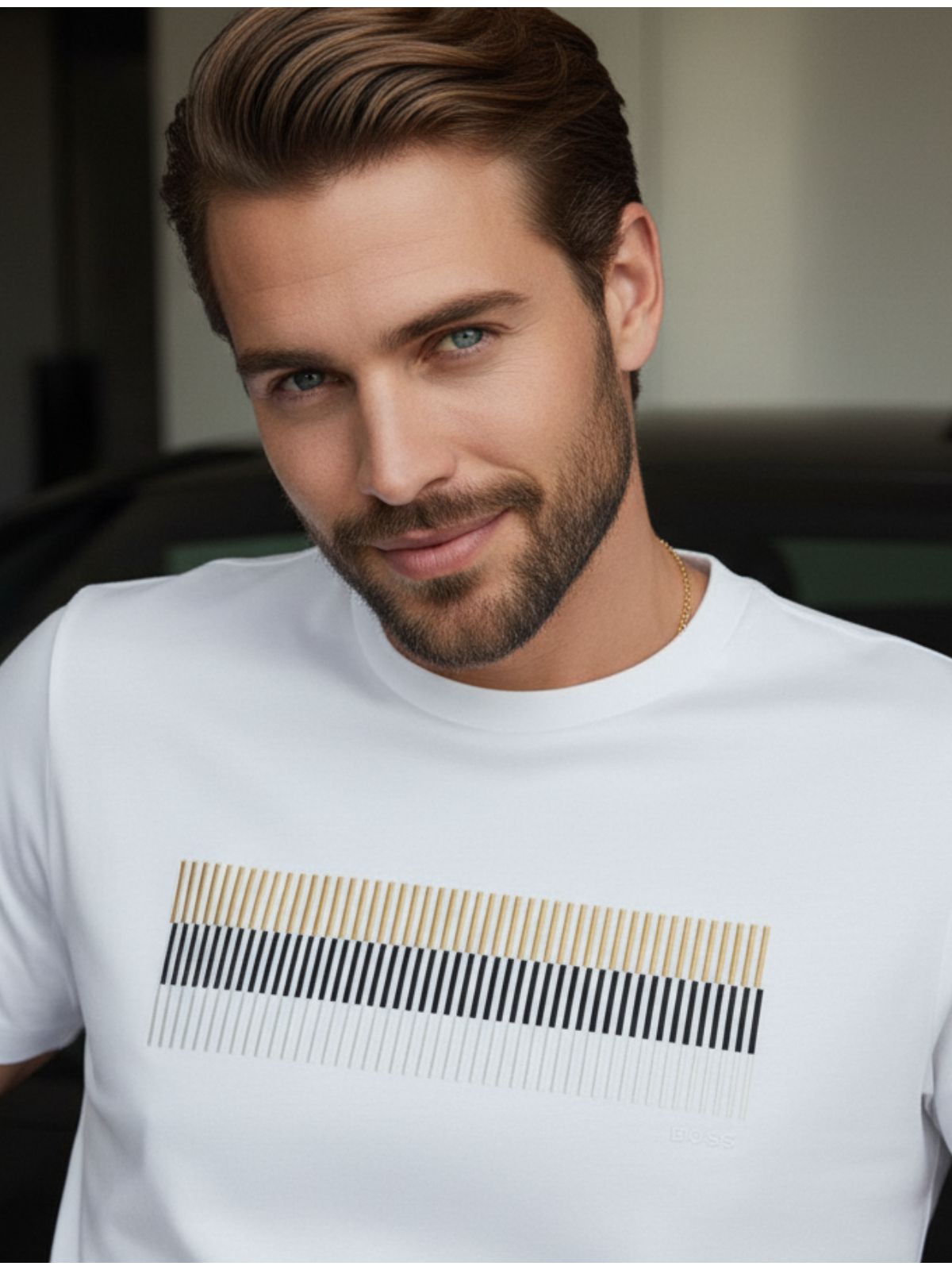 CAMISETA HUGO BOSS - BRANCA - SP GRIFES - Camisetas Importadas no Atacado