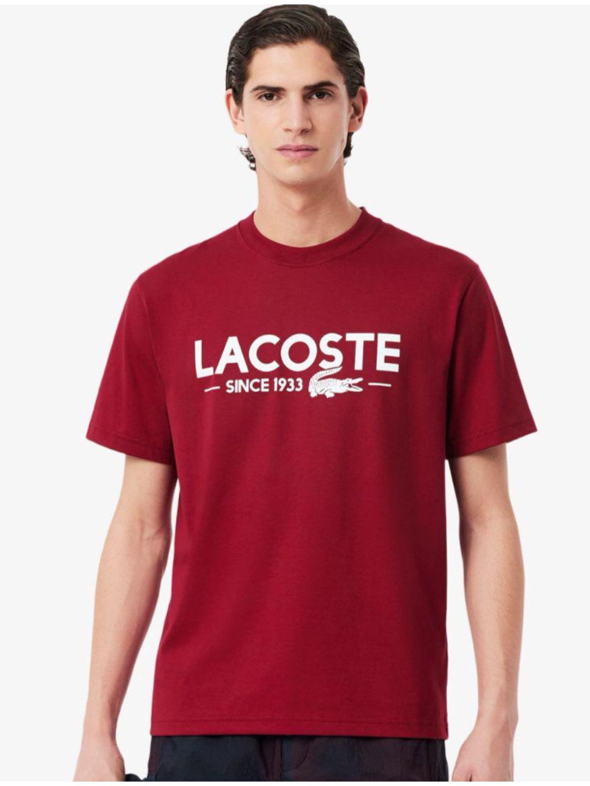 Camiseta Lacoste - Vermelho - SP GRIFES - Camisetas Importadas no Atacado