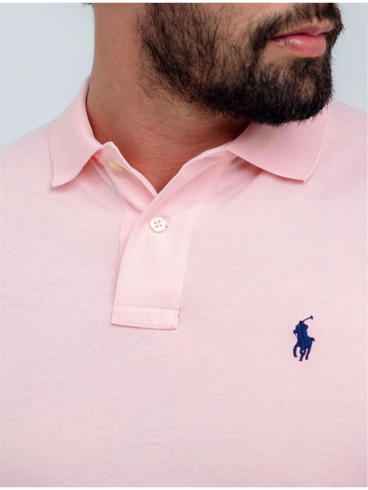 Gola Ralph Lauren - Rosa Claro - SP GRIFES - Camisetas Importadas no Atacado