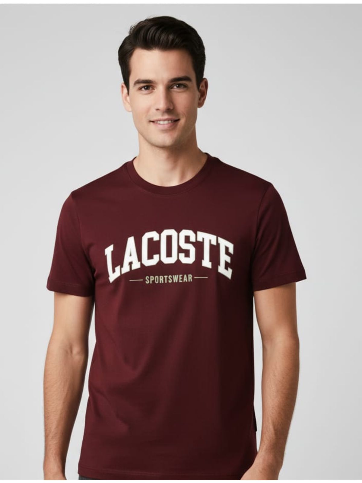Camiseta Lacoste - Vermelha - SP GRIFES - Camisetas Importadas no Atacado