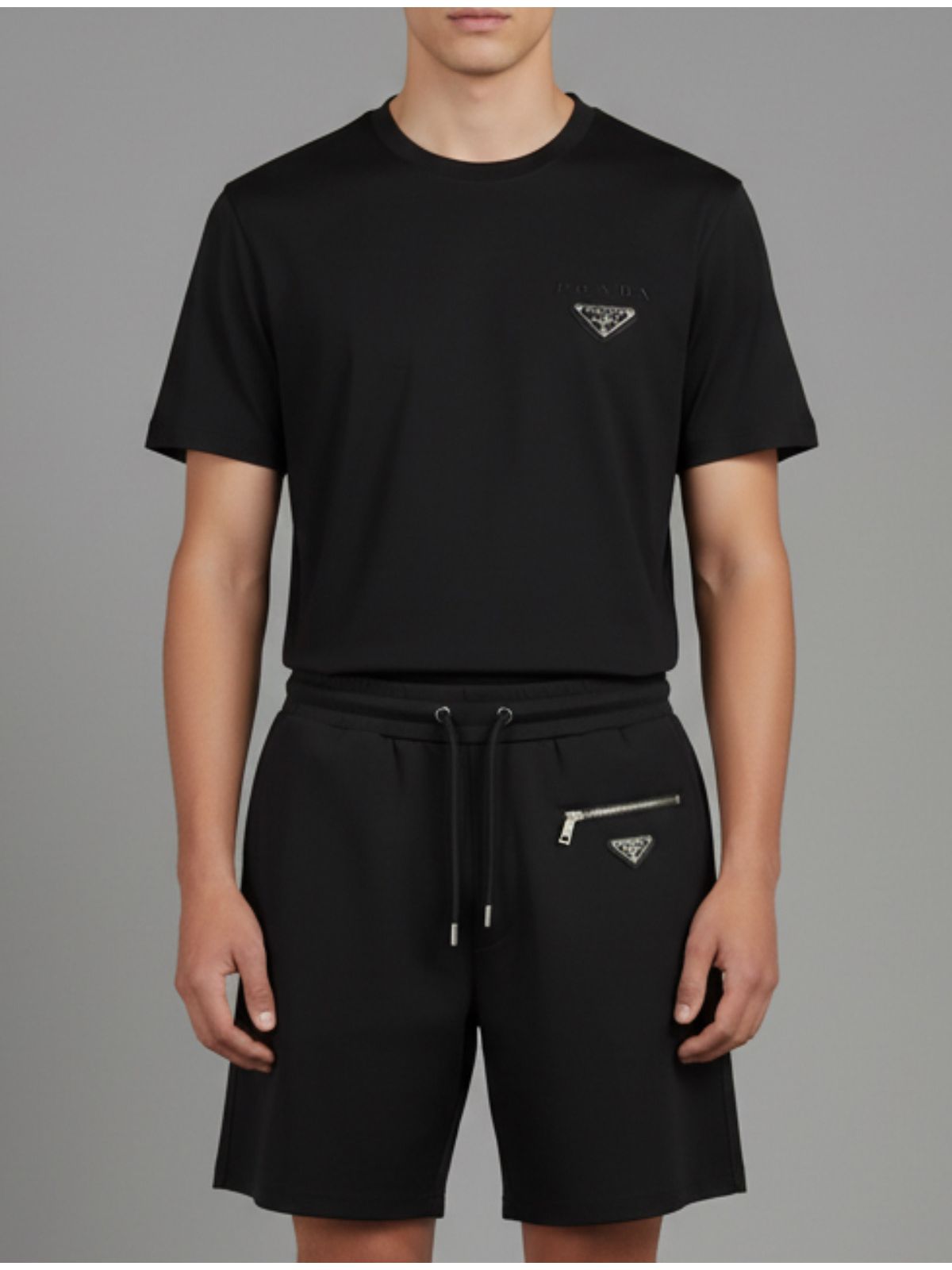 Conjunto Prada - Preto - SP GRIFES - Camisetas Importadas no Atacado