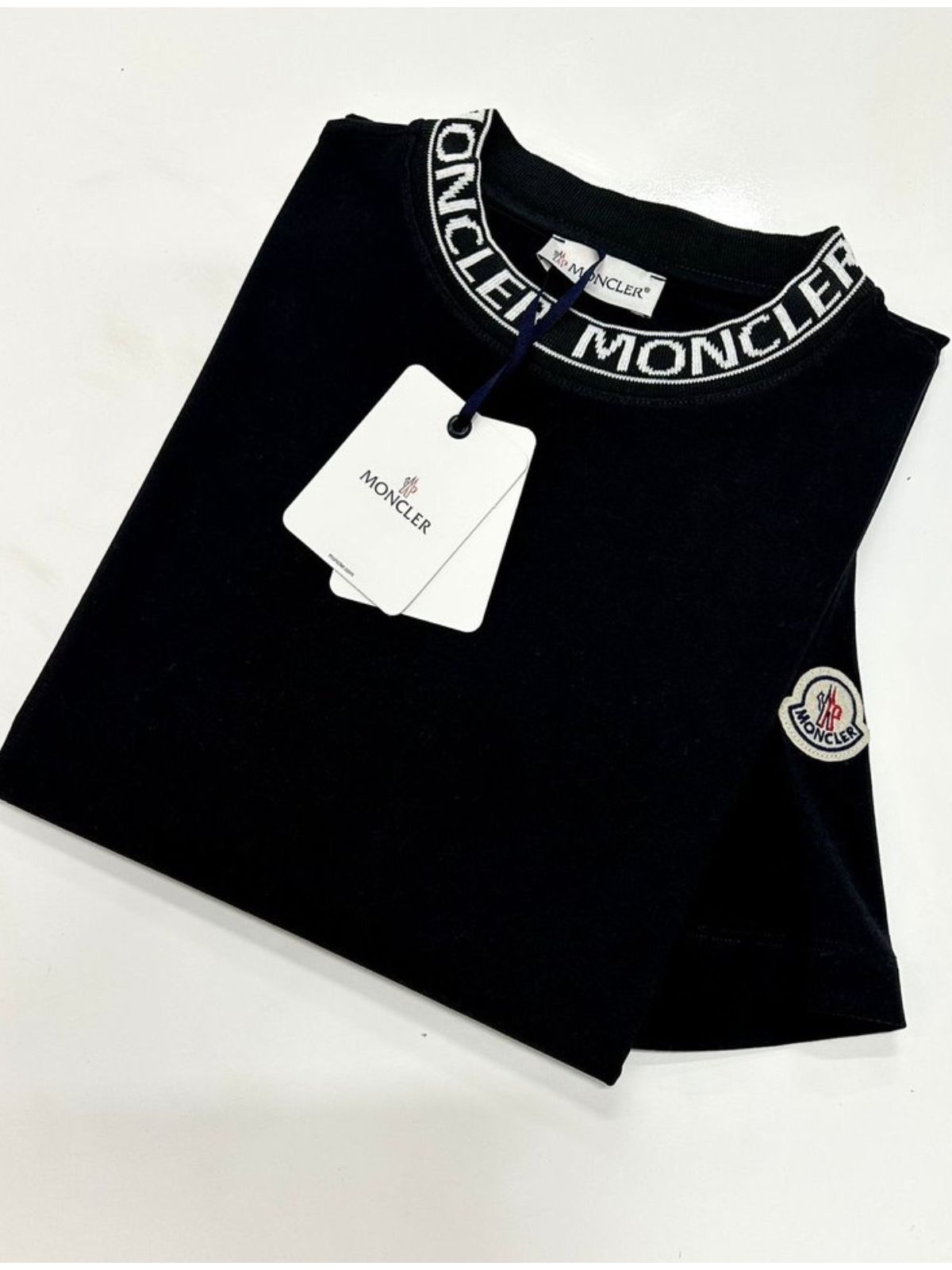 Camiseta Moncler - Preta - Chinesa - SP GRIFES - Camisetas Importadas no Atacado