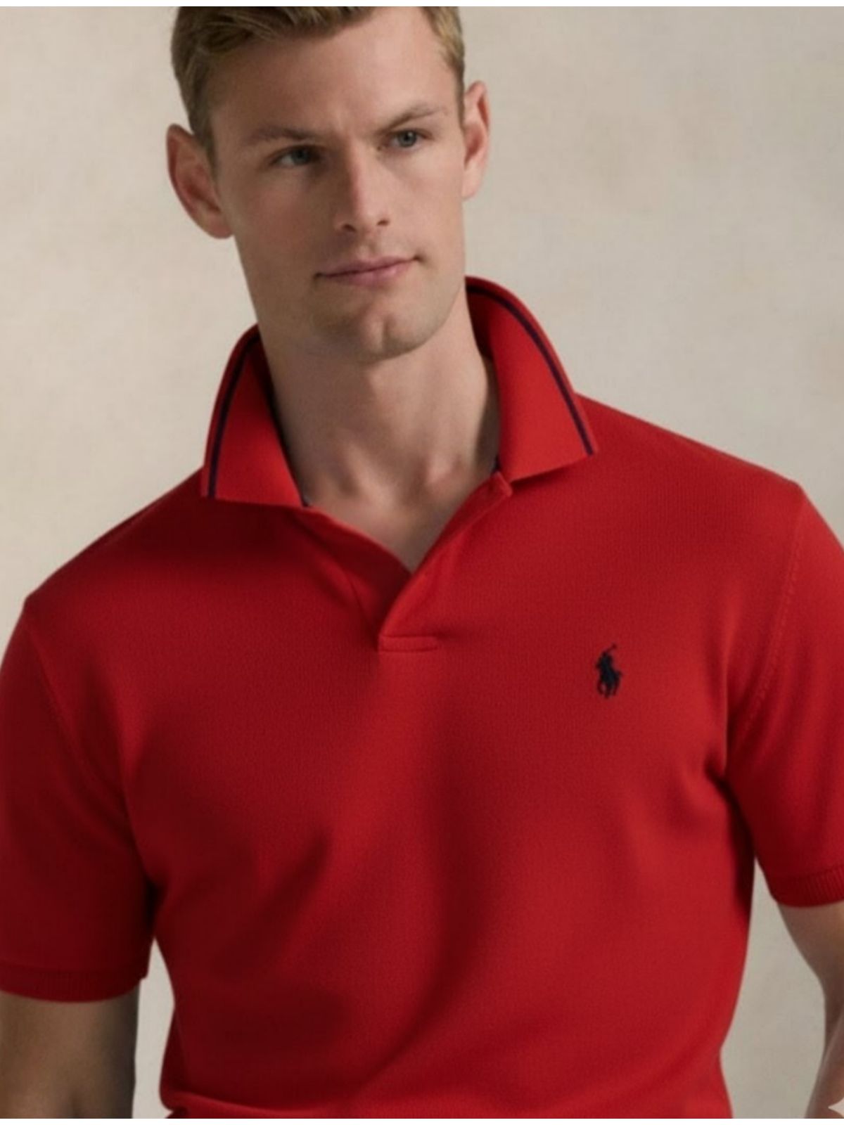 Gola Ralph Lauren - VERMELHA - SP GRIFES - Camisetas Importadas no Atacado
