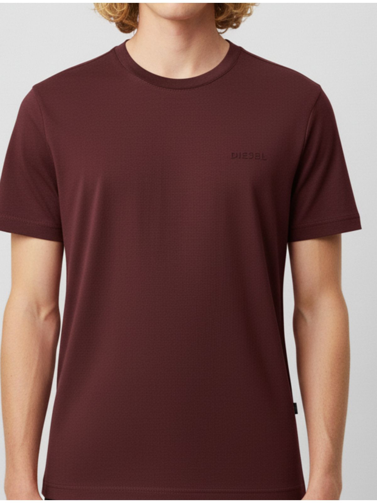 Camiseta Básica Diesel - Vermelho - SP GRIFES - Camisetas Importadas no Atacado