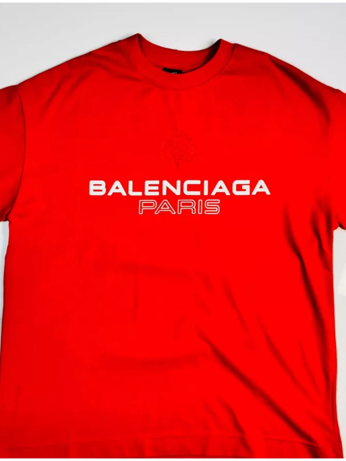 Camiseta Balenciaga Oversized - Vermelha - Malhão - SP GRIFES - Camisetas Importadas no Atacado