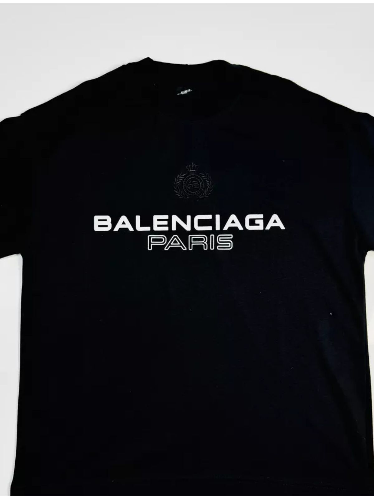 Camiseta Balenciaga Oversized - Preta - Malhão - SP GRIFES - Camisetas Importadas no Atacado