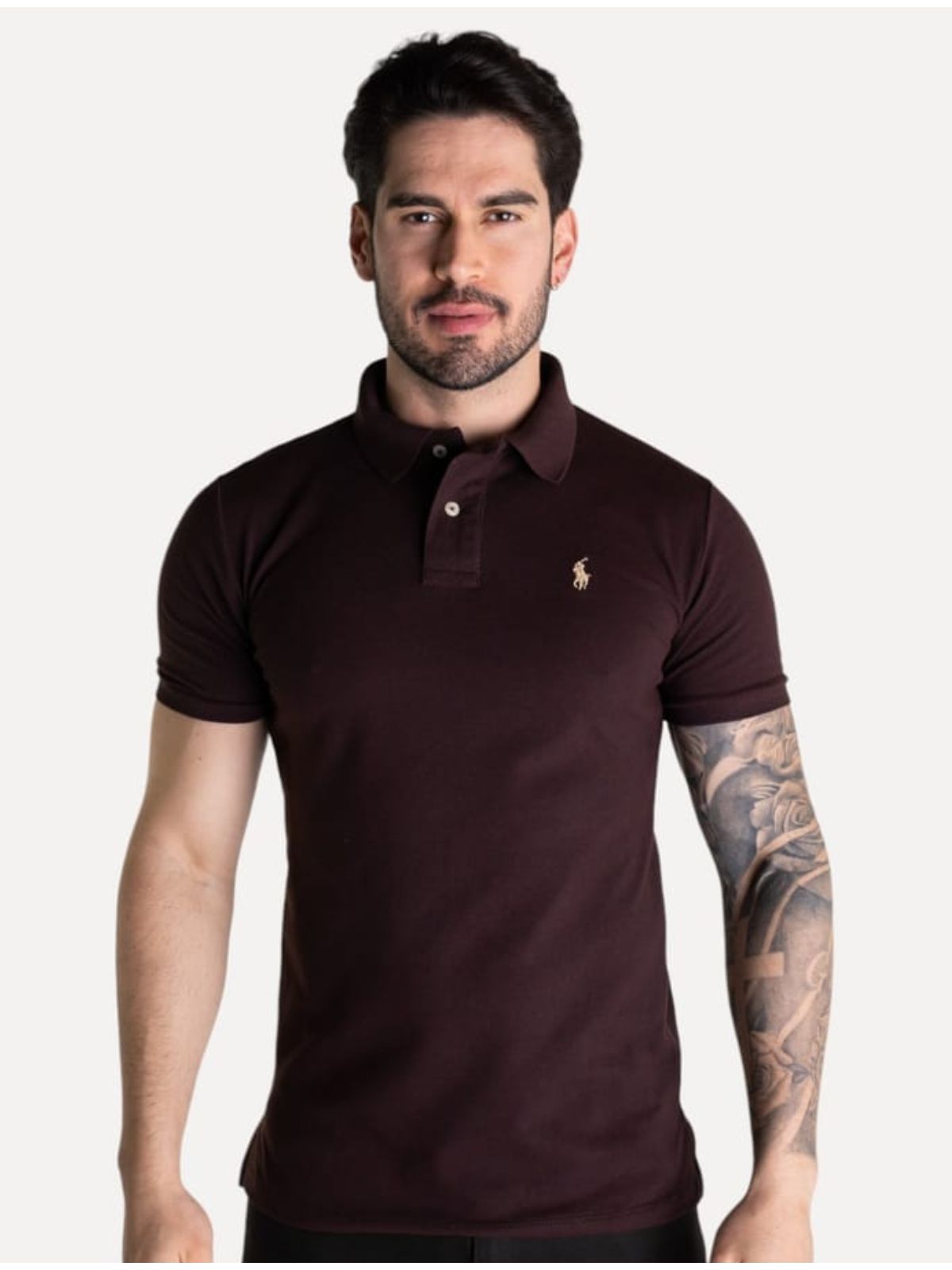 Gola Ralph Lauren - Marrom - SP GRIFES - Camisetas Importadas no Atacado