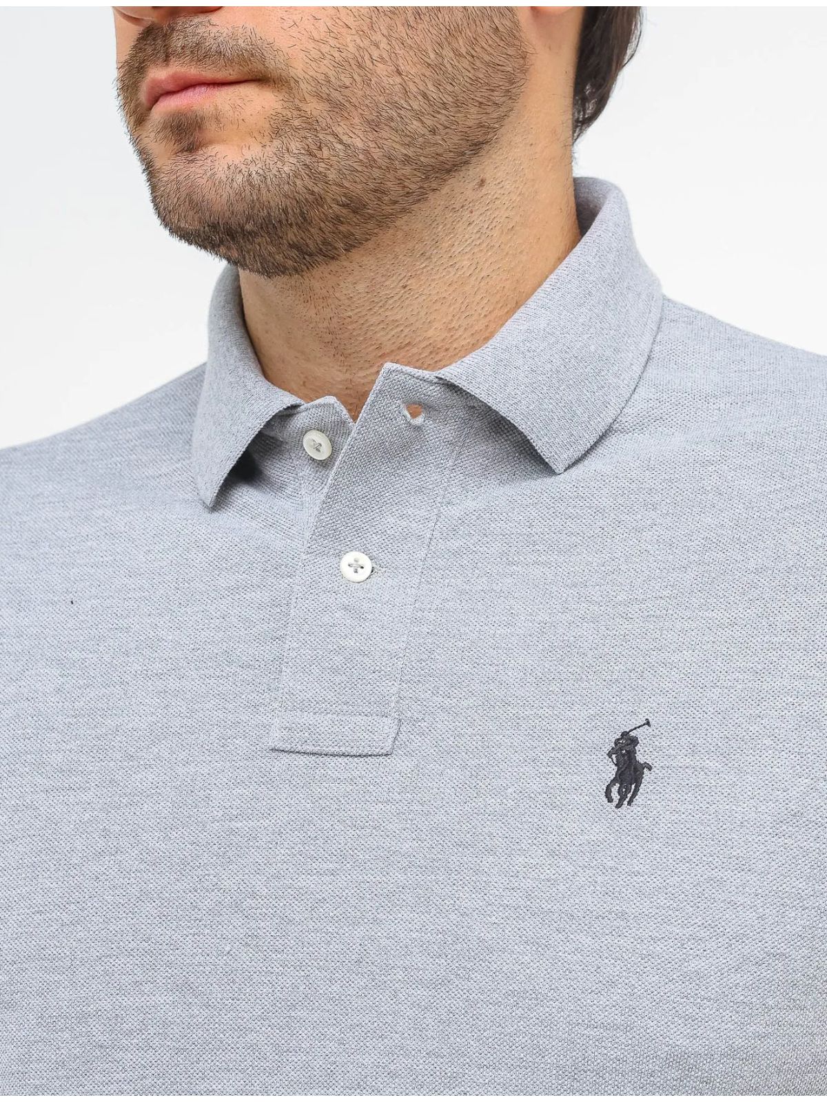 Gola Ralph Lauren - Cinza - SP GRIFES - Camisetas Importadas no Atacado