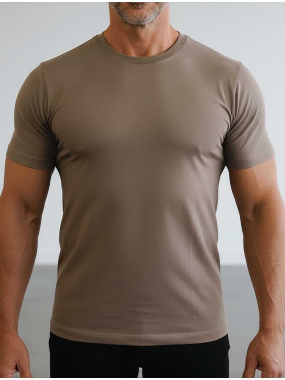 Camiseta Termocolada - Bege - SP GRIFES - Camisetas Importadas no Atacado