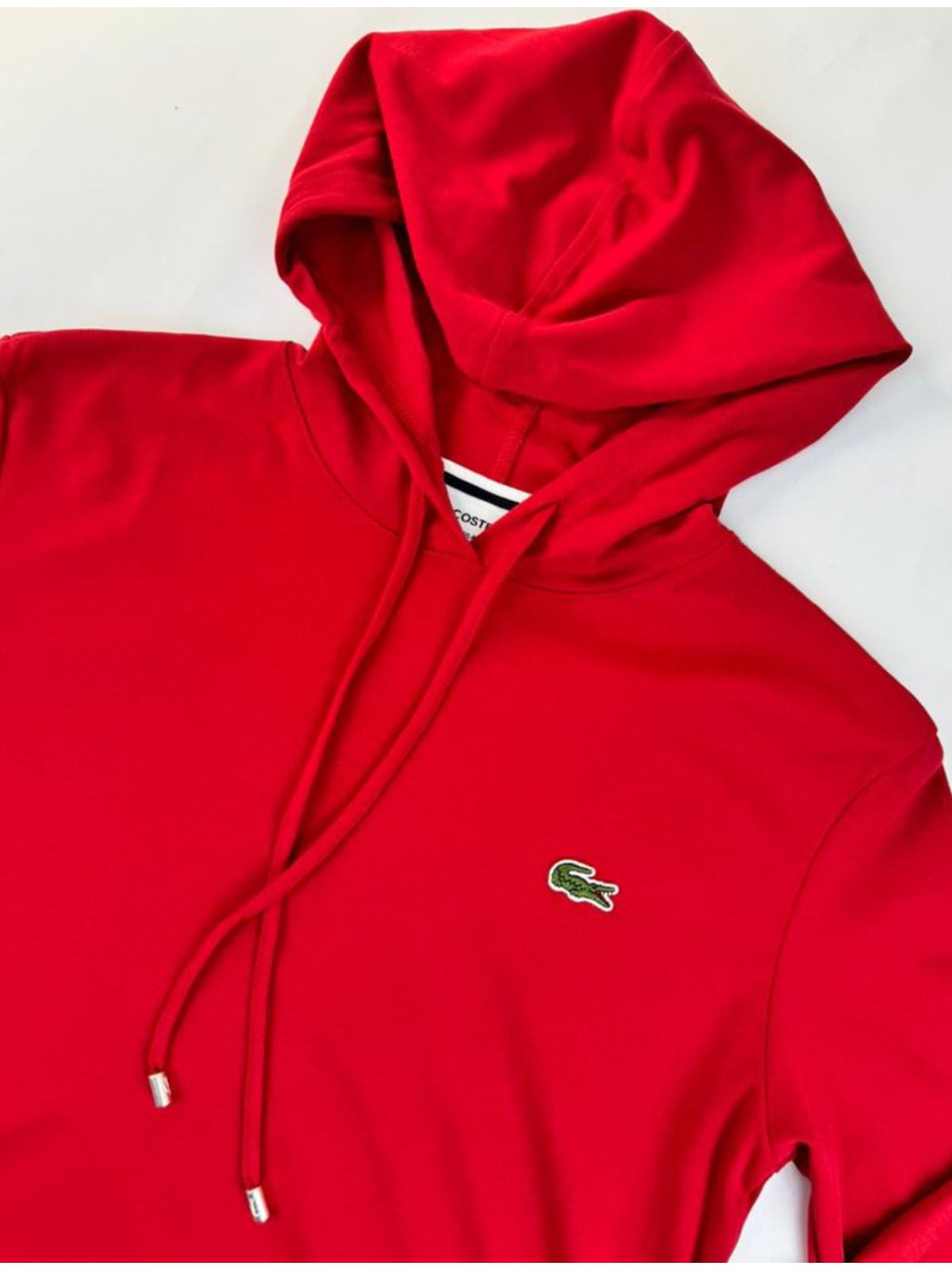 Moletim Lacoste - Vermelho - SP GRIFES - Camisetas Importadas no Atacado