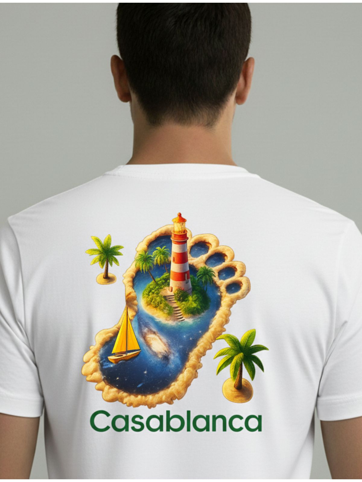 Camiseta Casa Blanca Branca - Chinesa - SP GRIFES - Camisetas Importadas no Atacado