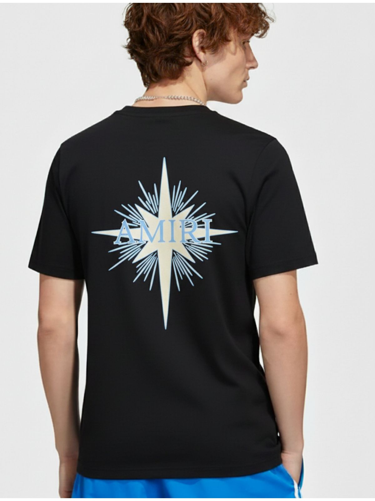 Camiseta Amiri - Preta - Chinesa Encorpada - SP GRIFES - Camisetas Importadas no Atacado
